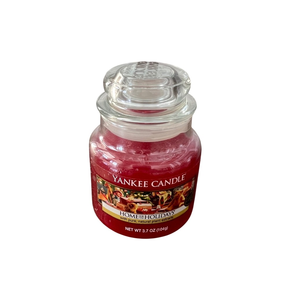 Yankee Candle Home For‎ The Holidays Small Jar 3.7 oz Deadstock Retired